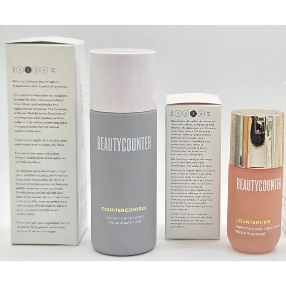 Beautycounter Countertime Tripeptide Radiance Serum/ Countercontrol Mattifying - Picture 2 of 5